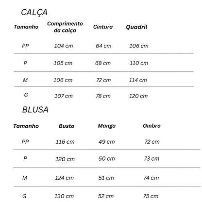 Conjunto Gabrielle Leveza e Elegância