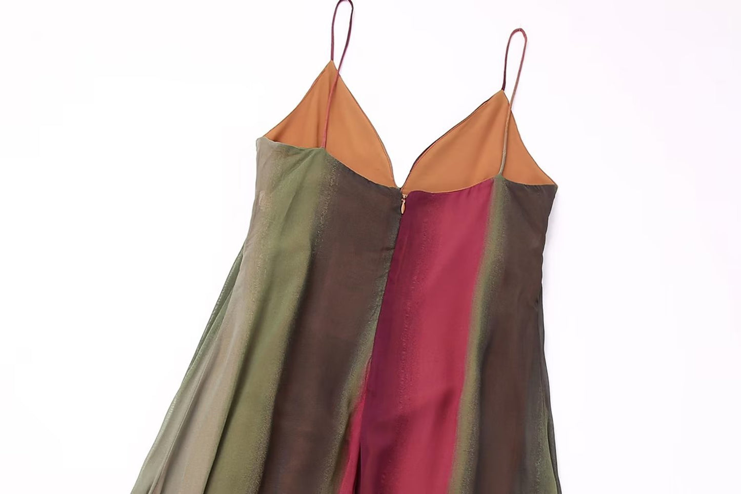 Vestido Veri de Alcinhas Degradê com Pedras abaixo do Busto