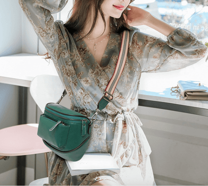 Bolsa Oxana de Couro Alça Transversal