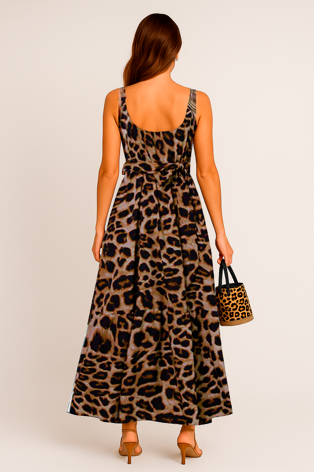 Vestido Lully  Longo sem Manga Fluído - Oncinha